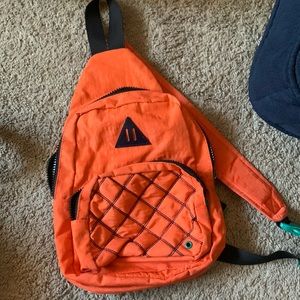 Vintage Orange Crossbody Bag